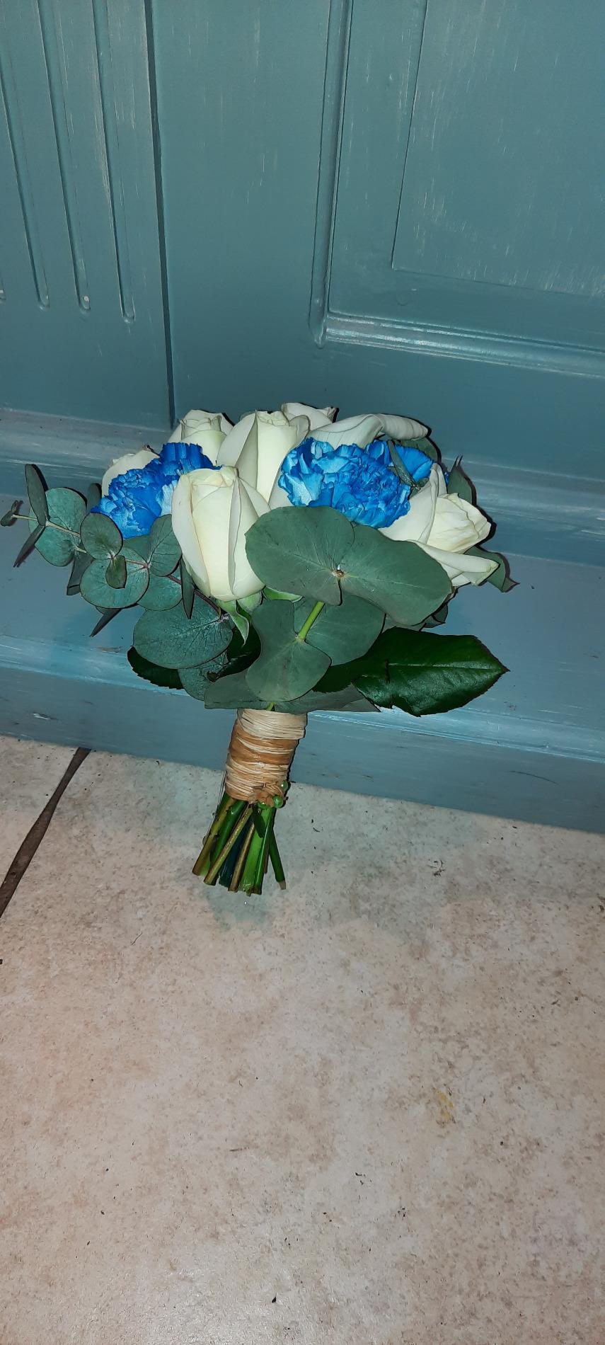 Blanc et bleu